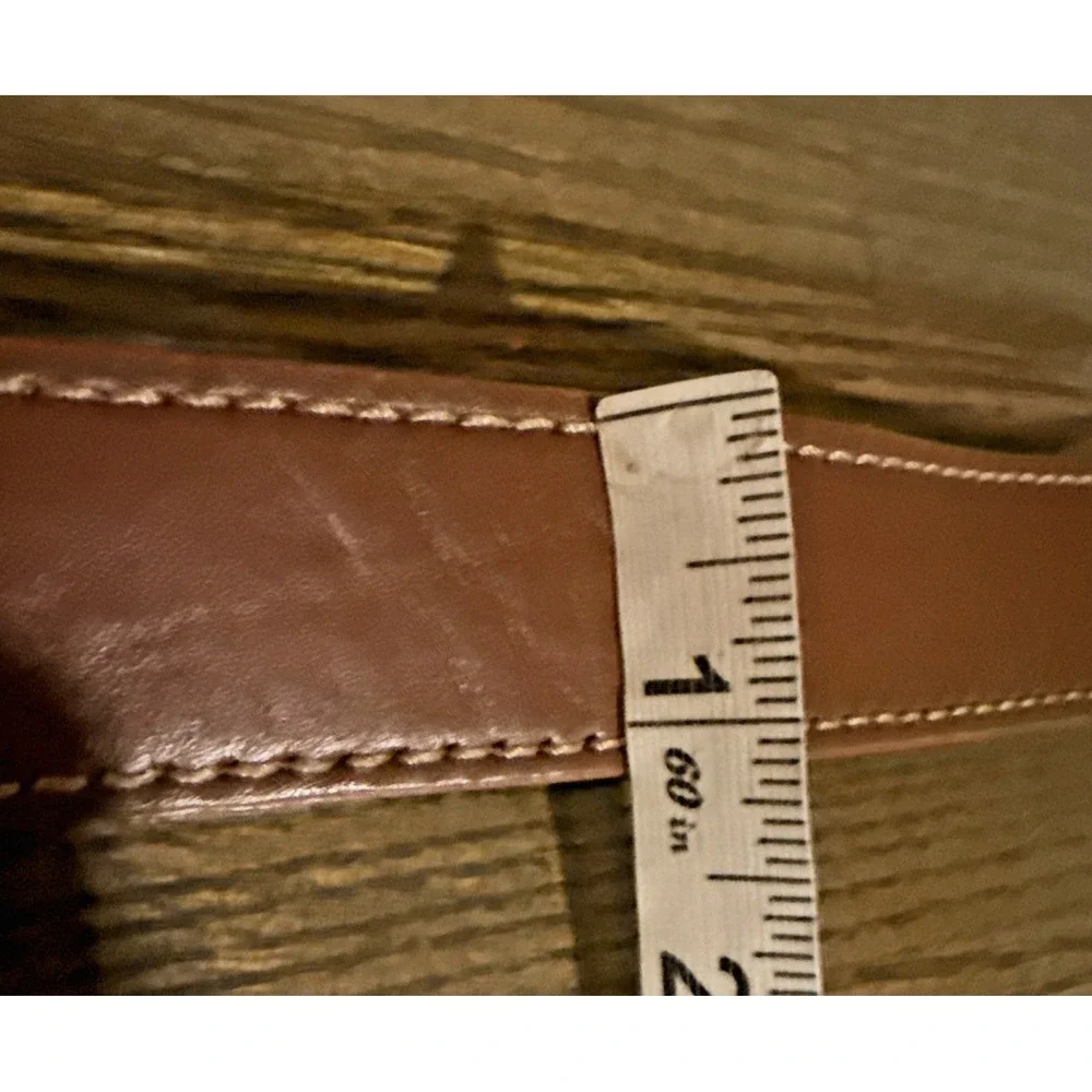 Hand Made In Italy Vero Cuoio Brown Leather Belt 110/130 US 36 Career to Casual*